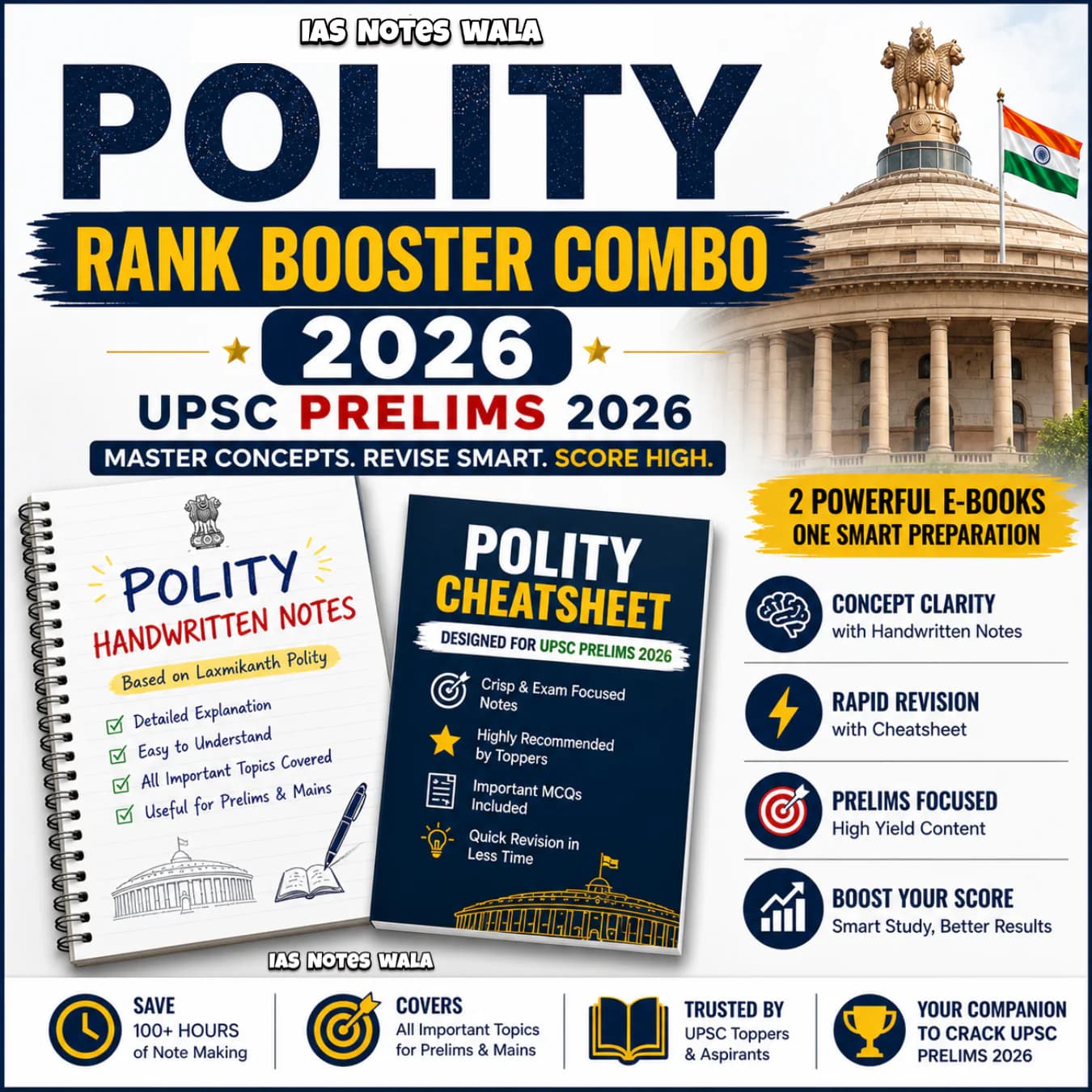 Polity Rank Booster Combo : UPSC Prelims 2026