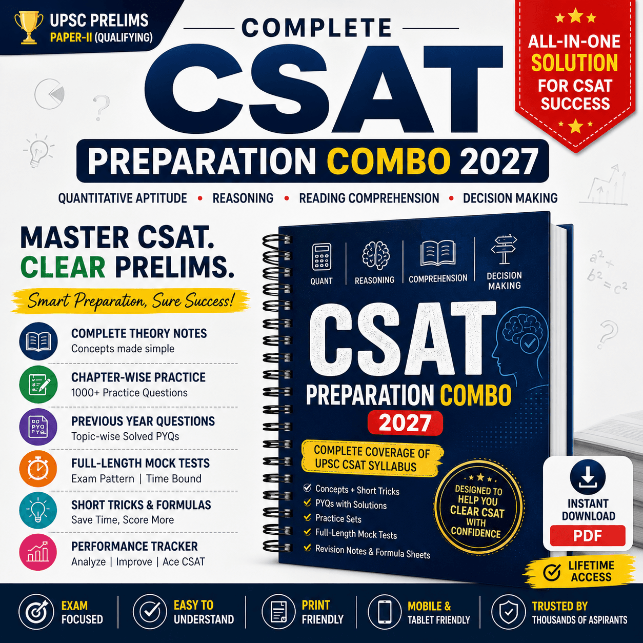 CSAT Combo 2027 | UPSC Prelims Paper-II